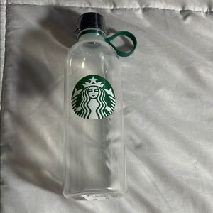 Starbucks Transparent Bottle with Green Emblem